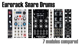 Video thumbnail for Snare Drums - 7 eurorack modules compared by John Schussler