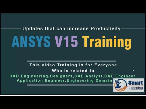 ANSYS V15 Training Video Tutorial
