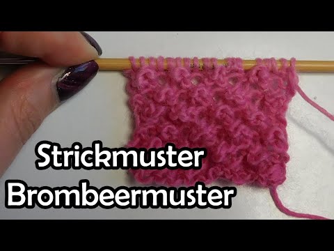 Strickmuster Brombeermuster