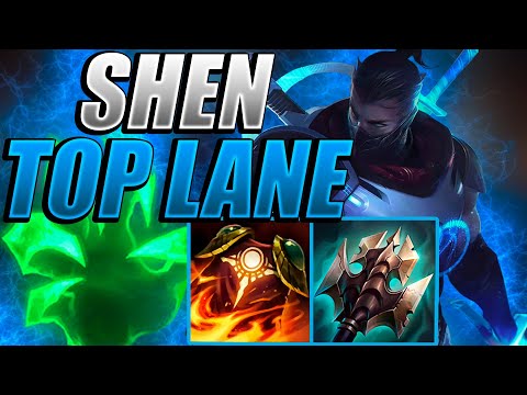 como jugar SHEN TOP en RANKEDS para SUBIR de ELO FACIL!!SHEN VS TEEMO-SHEN TOP S10)