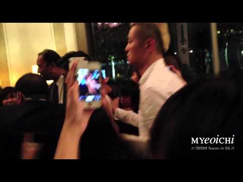 [FANCAM] 130509 Siwon at hotel after Chanel show