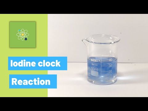Making the Iodine clock reaction