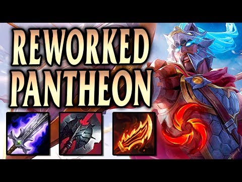 REWORKED PANTHEON! ALL HAIL THE SPARTAN'S BLADE! - League of Legends S9