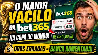 O MAIOR VACILO DA BET365 NA COPA DO MUNDO 2026!