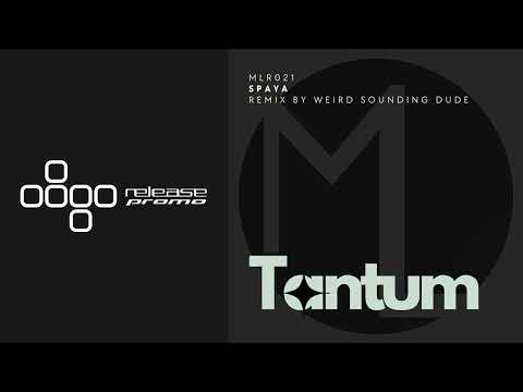 PREMIERE: Tantum - Spaya (Weird Sounding Dude Remix) [MelodicLab Records]