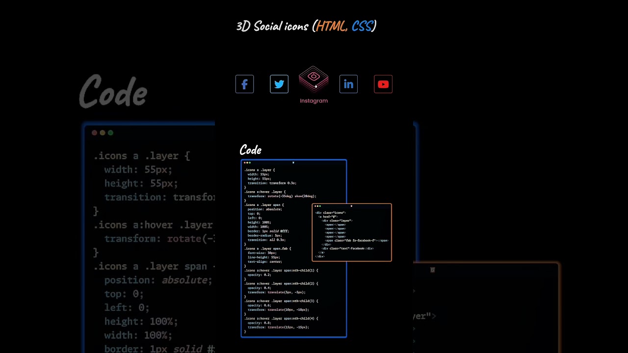 Amazing 3D icons 👌✨️. #coden #coding #python #programming #C #mpappé #javascript #codmobile