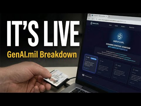 GenAI.mil: EVERYTHING You Need to Know to Get Started FAST!