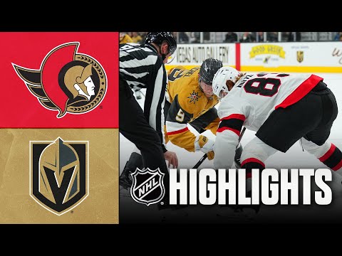 Senators vs. Golden Knights | NHL Highlights | November 26, 2025