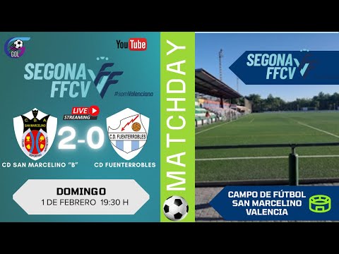 2ª FFCV | CD San Marcelino "B" 2-0 CD Fuenterrobles