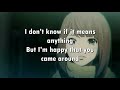 Autumn If It Means Anything Lyrics Amv