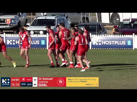 North's Sam Cumming kicks first League goal from boundary - Rd 13 Hostplus SANFL Snapshot
