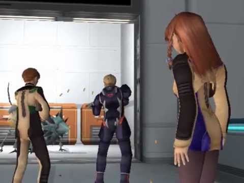 Xenosaga Episode I HD Cutscene 032 - Lieutenant Virgil's Death - ENGLISH