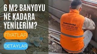 Banyoyu Yeniletmek İstiyorum Masrafım Ne Olur? Malzemeler ve Markalar 