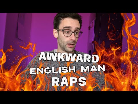 Awkward posh English man spits fire rap at kitchen table