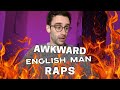 Awkward posh English man spits fire rap at kitchen table
