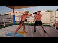 Andrew Tate Hard Sparring Session With Pro Fighter