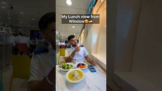 My lunch view 😍🚢 #ship #cruiseship #shiplife #cruise #cruiseshipjobs #viralshorts #sailingtwins