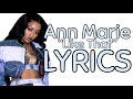 Ann Marie Like That LYRICS Ann Marie