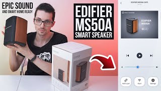 GOOD Sounding Smart WiFi + Bluetooth Speaker - Edifier MS50A Review (Surprisingly Strong Bass)