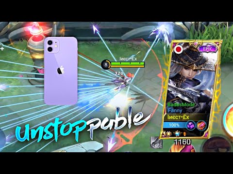 FANNY GAMEPLAY TOP 1 GLOBAL 2022 IPHONE 12 | fanny gameplay