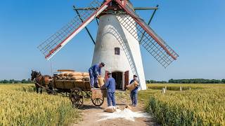 Before Electricity, Windmills Worked Like This!