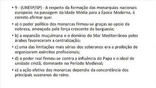 Questões Sobre Formação Dos Estados Nacionais 7o Ano