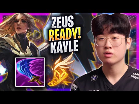 ZEUS IS READY TO PLAY KAYLE! - T1 Zeus Plays Kayle TOP vs Tryndamere! | Season 2023