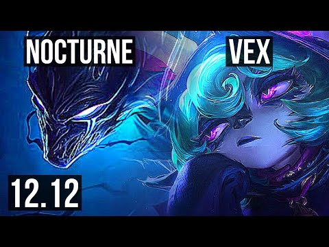NOCTURNE vs VEX (MID) | 2.8M mastery, 3/1/6, 700+ games | KR Diamond | 12.12