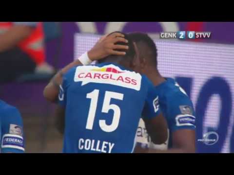 Jean Paul Boetius Goal ● KRC Genk 3 0 St  Truiden ● Belgium Jupiler League 27 05 2017