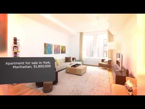 Apartment for sale in York, Manhattan, $1,800,000