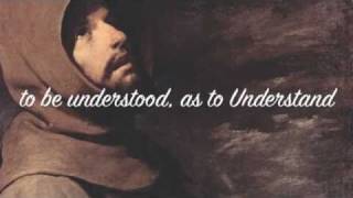 Prayer of St. Francis - Sarah Mclachlan w/lyrics