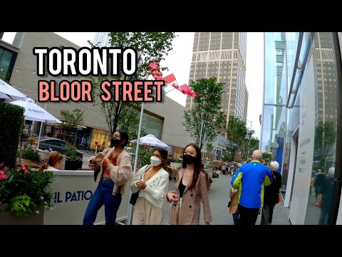 Toronto Downtown Bloor St and Yorkville  July 2021