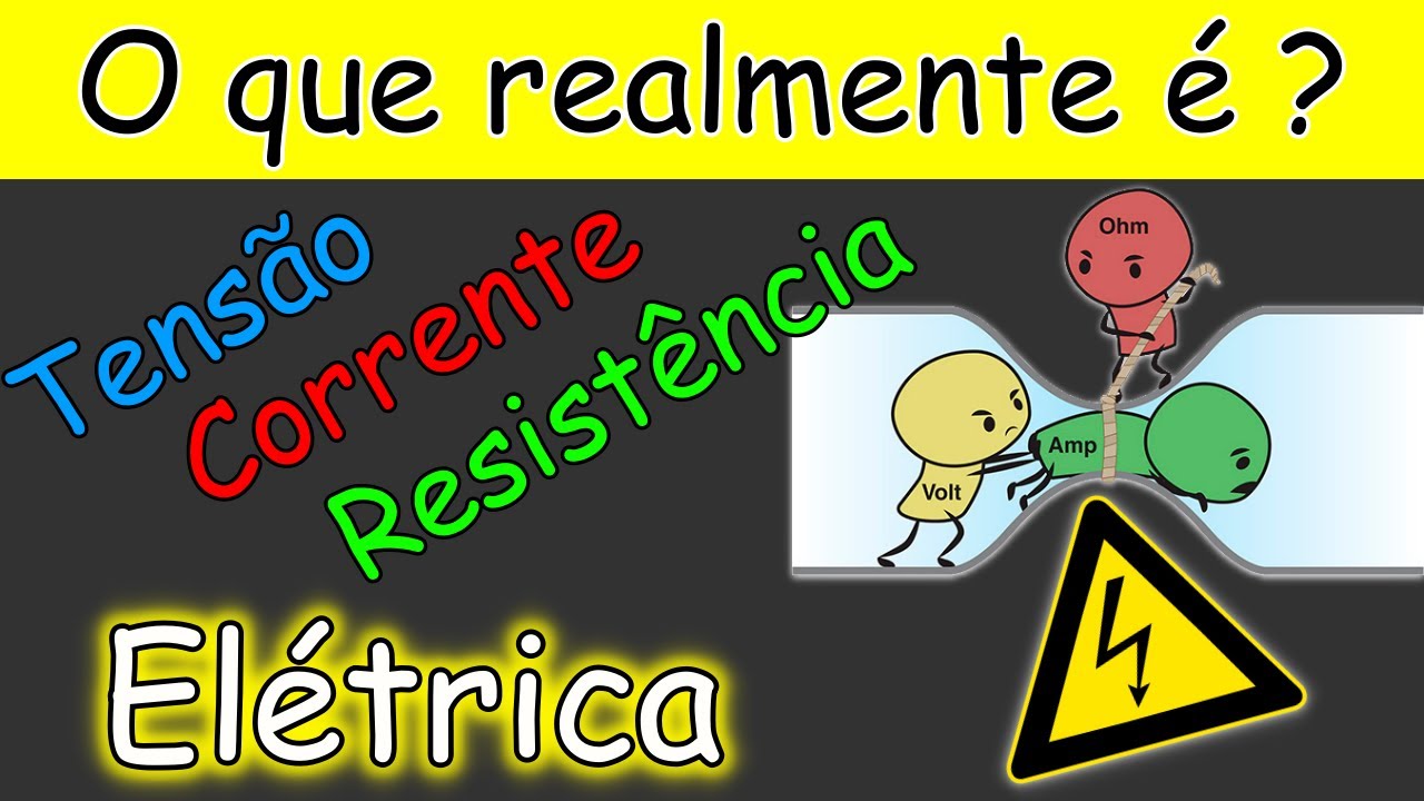 TENSÃO, CORRENTE e RESISTÊNCIA ELÉTRICA e Qual a função deles na ELETRICIDADE (Muito fácil)!!!