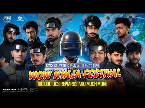 PUBGM WOW Ninja Festival Live Stream