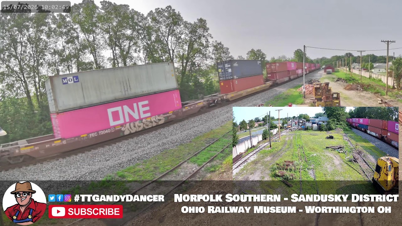 Live webcam view of Sandusky District Freight Train Cam