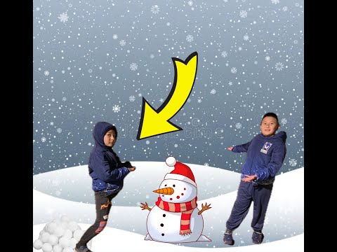 Mahdi VS Mehran | Snowball fight of 2025!