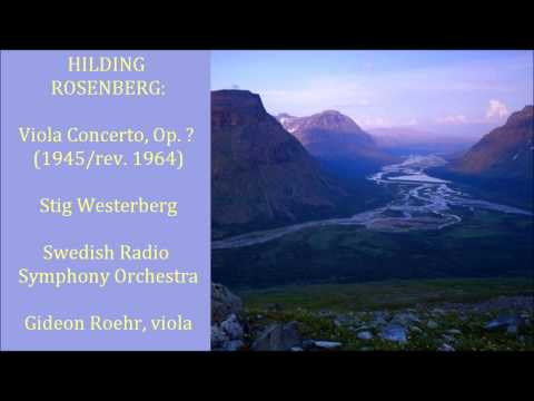 Hilding Rosenberg: Viola Concerto, Op. ? (1945/rev.1964) [Westerberg]