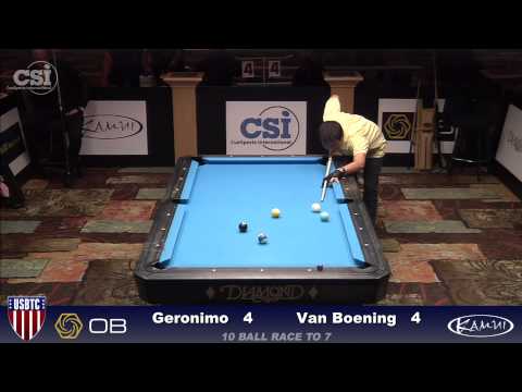 2015 USBTC 10-Ball: Rodrigo Geronimo vs Shane Van Boening