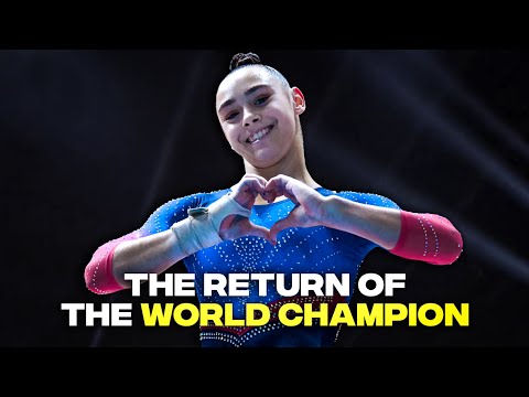 Jessica Gadirova is back! First-ever QUAD DOUBLE LAYOUT Dismount