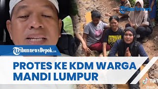 Reaksi KDM seusai Viral Aksi Warga Cianjur Mandi Lumpur di Jalan Rusak, Janji Perbaiki