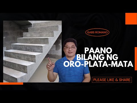 PAANO MALALAMAN KUNG ILAN ANG STEPS AT ORO SA HAGDAN.
