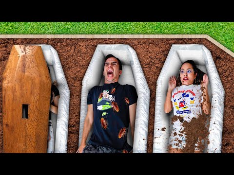 O ÚLTIMO A SAIR DO CAIXÃO VENCE! - DESAFIO INSANO!