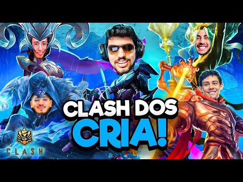 TIME DOS STREAMERS NO CLASH! GANHANDO COM BAIANO, JOVIRONE, BRUCER E GRAGOLANDIA!