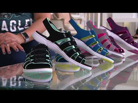 Ryka Bungee Sport Sandals - Misty on QVC