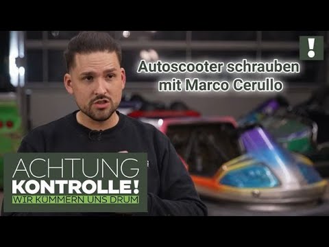 Leuchtende Kirmes-Karren 🎢 Marco Cerullo schraubt am Autoscooter | Achtung Kontrolle