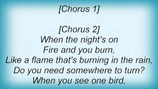 Mike Oldfield - When The Night&#39;s On Fire Lyrics