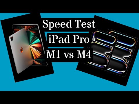 Speed test: iPad Pro M1 vs iPad Pro M4