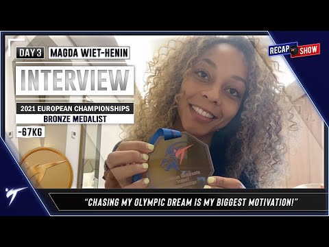 MAGDA WIET HENIN POST COMPETITION INTERVIEW FROM 2021 EUROPEAN CHAMPIONSHIPS