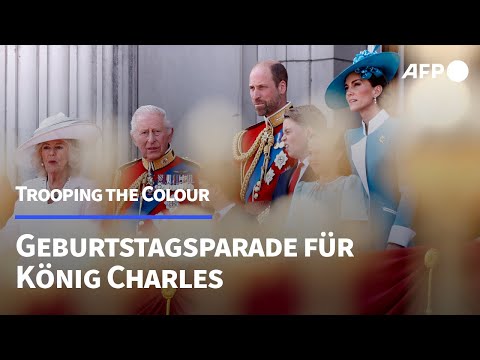 Prunkvolle Geburtstagsparade für König Charles in London | AFP