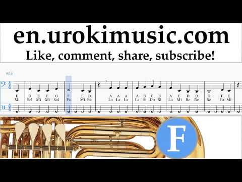 How to Play Tuba Marshmello & Anne-Marie - FRIENDS Tabs um-i352